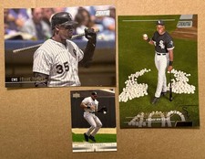 Frank Thomas 2020 & 2021 Topps Stadium Club Oversized Box Topper & 2022 TSC Base