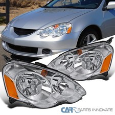Clear Fits 2002-2004 Acura Rsx Headlights Lamps Leftright Pair Replacement