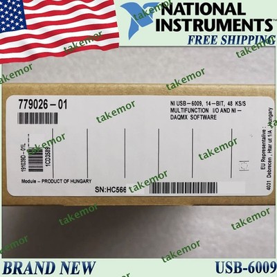 New National Instruments USB-6009 Data Acquisition Card NI DAQ Multifunction US