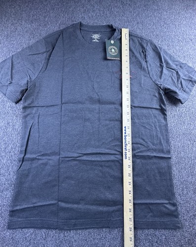 G.H. Bass & Co. Shirt Men Medium Asphalt Heather Rock Mills Lake Graphic Tee New - Bild 3 von 13
