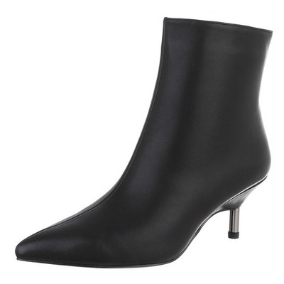 Women's ankle boots with zip Ital design 4944 in black