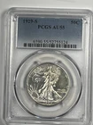 1929-S Walking Liberty Half Dollar : PCGS AU55
