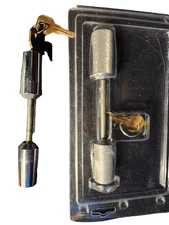 2 Pc Trailer Tongue Locks Fit Latch-Type Coupler w/ Keys for Towing Boat RV Car