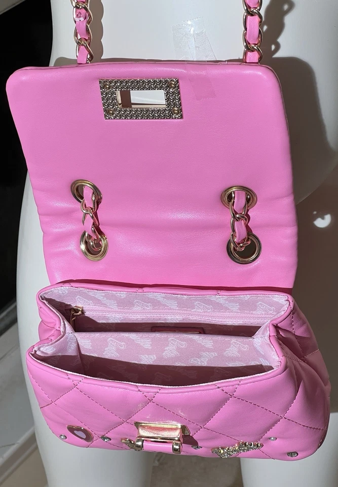 Bolso Bandolera Aldo X Barbie Acolchado Hinchado Rosa con Silueta Clásica (NUEVO) Foto 4 de 4