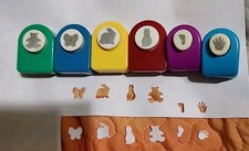 Craft Paper Punches Small Butterfly Rabit Cat Bear Mini Foot  Hand Work Well