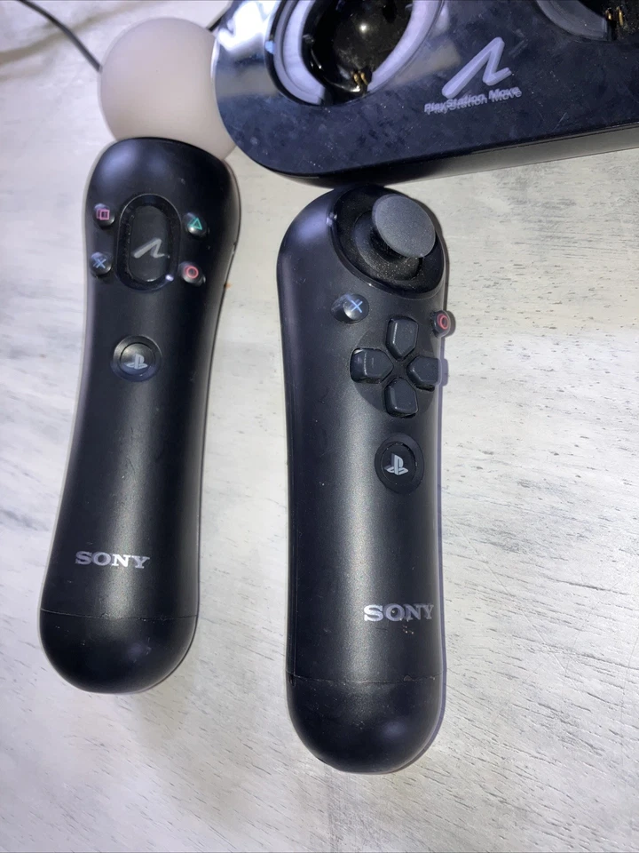 PlayStation PS3 Move Bundle Motion Controller and Navigation Tested & Works - Image 4 of 4
