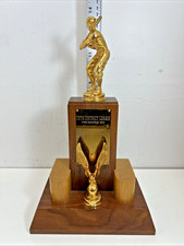 OLD 1955 5th DIST BASEBALL LEAGUE KANSAS TROPHY JOHN HANCOCK - H. LEE LEAVELL