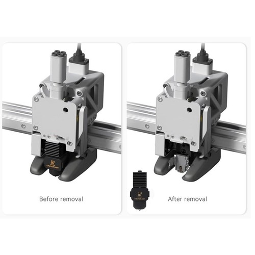 Hot End Heating Block Kit Replaceable Nozzle High Strength 3D Printer Hotend For - Zdjęcie 9 z 12