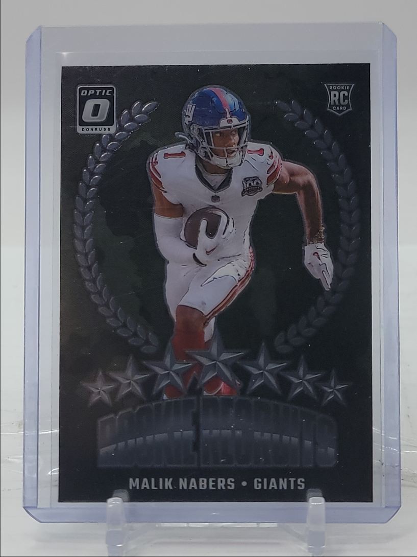 MALIK NABERS 2024 DONRUSS OPTIC ROOKIE RECRUITS FOOTBALL GIANTS RC Q5336