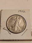 1942 Walking Liberty Half Dollar 90% Silver  50c US Coin