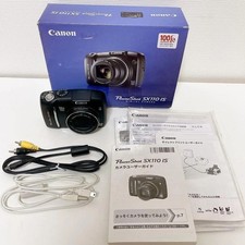 Canon PowerShot SX110 IS Digital Camera 9MP 10x Zoom Tested Working