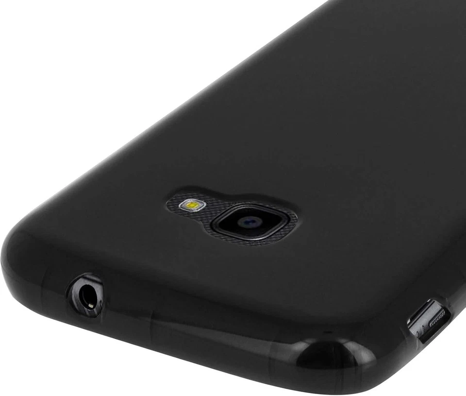 Coque Noir Slim pour Samsung Galaxy XCOVER 4 TPU Silicone Anti Choc - Photo 3/4