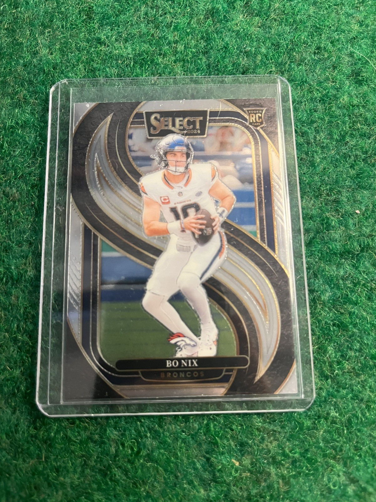 BO NIX 2024 SELECT PREMIER LEVEL ROOKIE FOOTBALL BASE BRONCOS RC