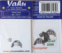 Yahu YMA3265 Messerschmitt Me-109 F 1/32 Instrument Panel