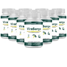 ViraSurge- Men's Health & Bodybuilding- 10 Bottles- 600 Tablets