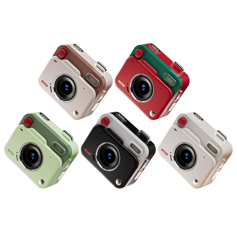 Portable Digital Mini Camera 3 Vintage Filters 1080P Video Build In Memory Card
