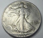 1942 D WALKING LIBERTY HALF DOLLAR R22