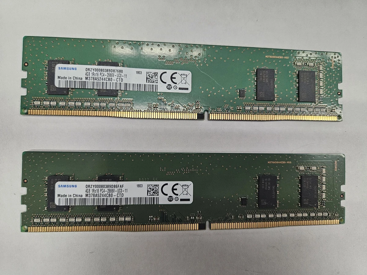 Samsung DDR4 SDRAM 4 GB Capacity per Module Memory (RAM) for sale