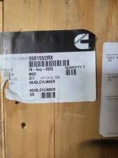 GENUINE NEW OEM CUMMINS CYLINDER HEAD KIT 5581552RX