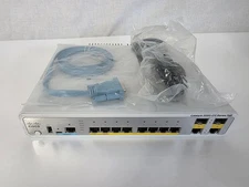 Cisco WS-C3560CG-8PC-S 8 Port Gigabit PoE 2 SFP 1G IPBASE Network Switch