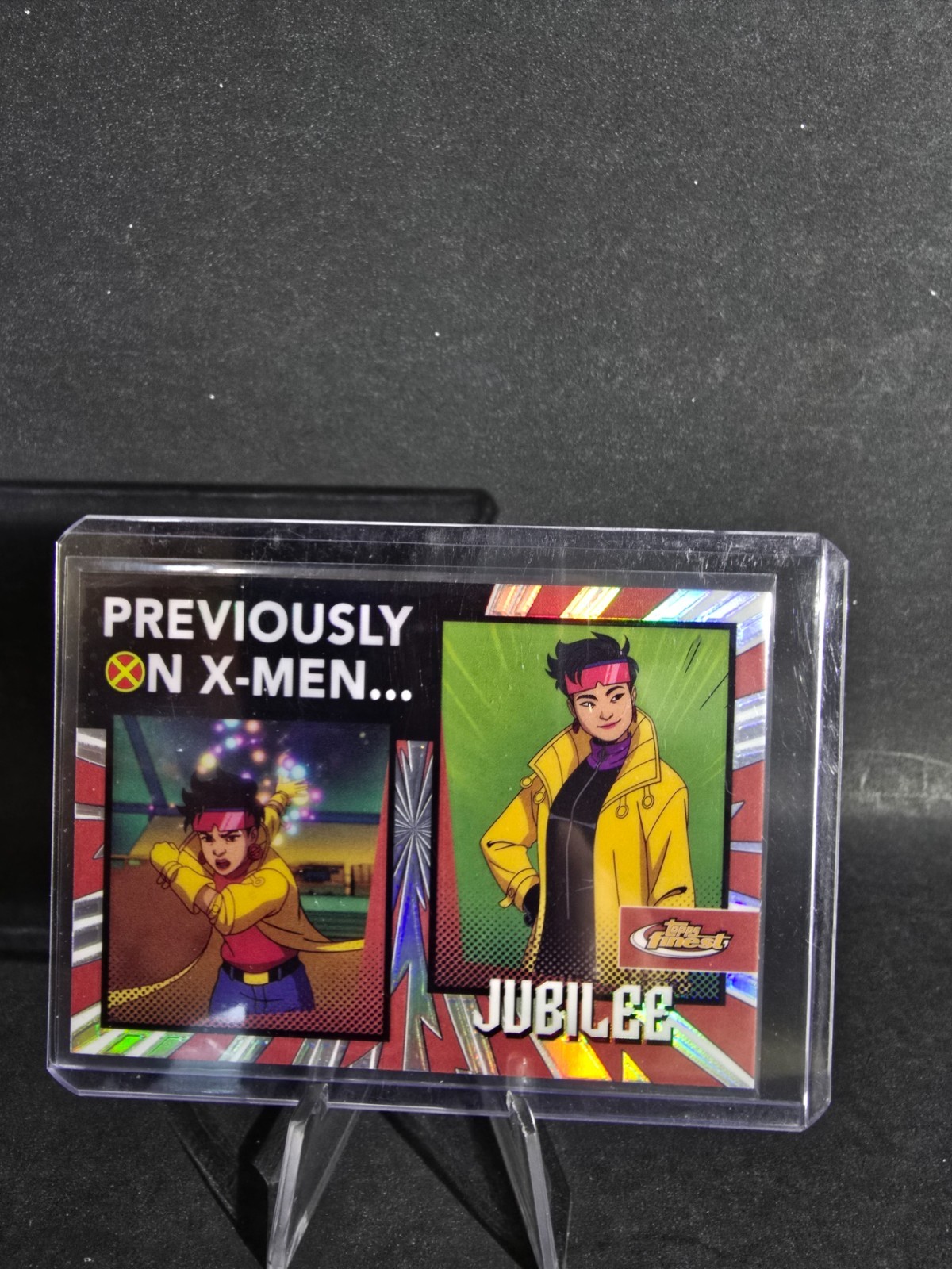 2025 Topps Finest Marvel X-Men '97 #PO-4 Jubilee Previously On X-Men