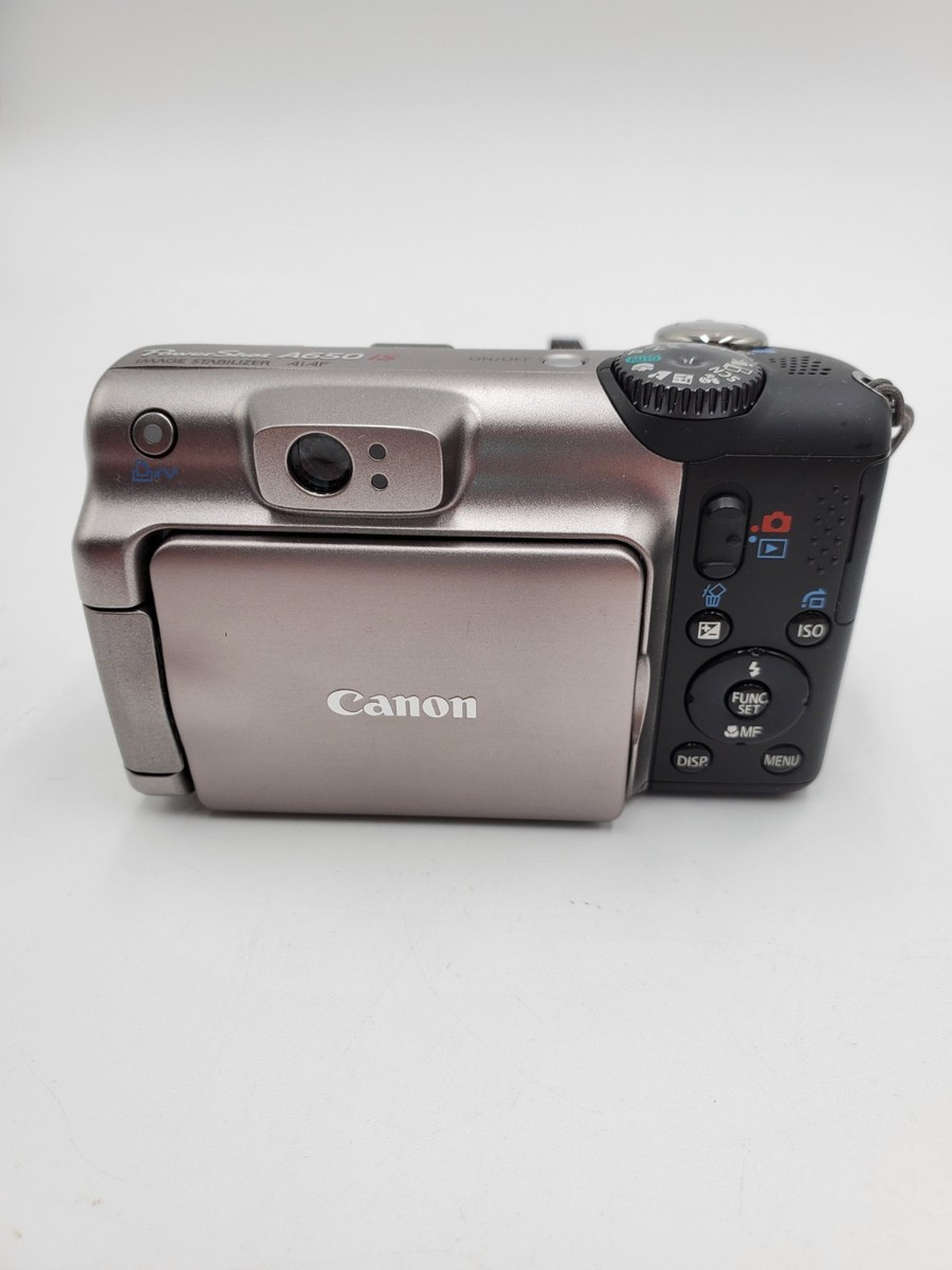 Canon PowerShot A650 IS 12.1MP Digital Camera 6x Optical Zoom W