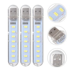 6 Pcs Mini Led Night Light Usb Portable Bedside Lamp Bedroom Lights