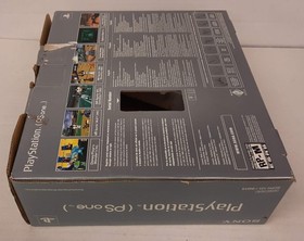 Empty Console Box for Sony PlayStation PSone SCPH-101 Silver Box with Inserts