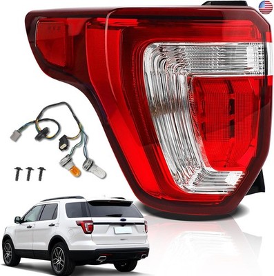 Tail Lights Compatible with 2016 2017 2018 2019 Ford Explorer Rear Brake Lamp