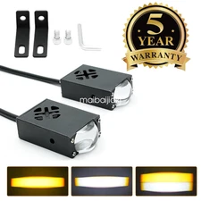 2 Faros LED Universales Para Vehiculo Off Road Camion Moto Tractor ATV UTV Coche