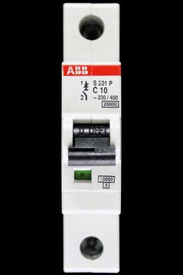 ABB 10 AMP CURVE C 25kA MCB SCHUTZSCHALTER 2CDS281001R0104 S201P