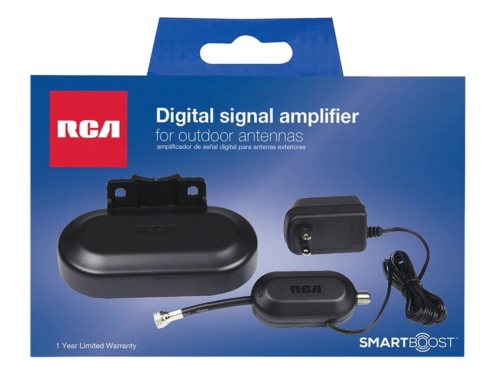 Amplificador de señal digital para antenas exteriores - extremadamente bajo ruido, UHF/VHF... Foto 4 de 4