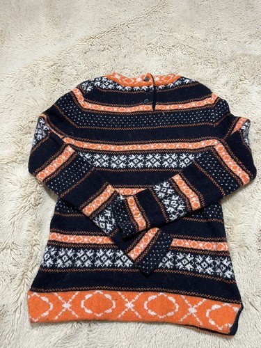 Vintage J Crew Fair Isle Sweater Damen XS Merinowollmischung Rundhals Pullover - Bild 7 von 7