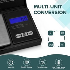 Mini Digital Scale 1000g x 0.1g Portable Jewelry Scale for Gold Silver Coins - Image 2