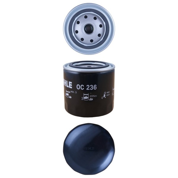ÖLfilter Mahle OC 236 FüR Ford Austin Fiat Volvo Daihatsu Chrysler Jeep MG Dodge-image