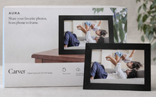 Aura Carver 10.1" HD WiFi Digital Picture Frame Black Smart Photo Frame