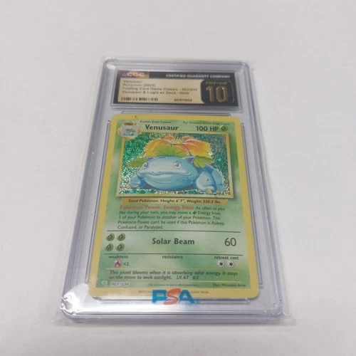 Venusaur 003/034 Classic Collection ex Deck English Graded Holo CGC Pristine 10