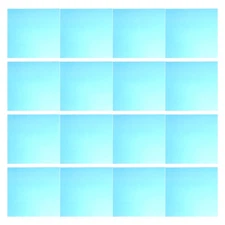 16 Pcs Mirror Wall Stickers Self Adhesive for Living Room Decor