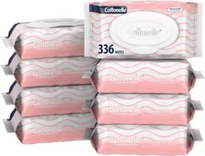 Adult Flushable Wet Wipes Unscented 8 Flip-Top Packs 42