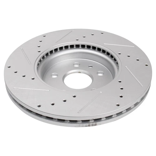 New Front Performance Drilled Slotted Brake Rotor Set For 2013-2022 Buick Chevy - Picture 6 of 6