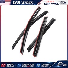 For 2012-2017 Honda Crv Cr-v Jdm 3d Wavy Mugen Style Window Visors Out-channel