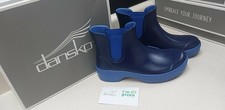 Karmel Molded Blue Dansko Rainboots