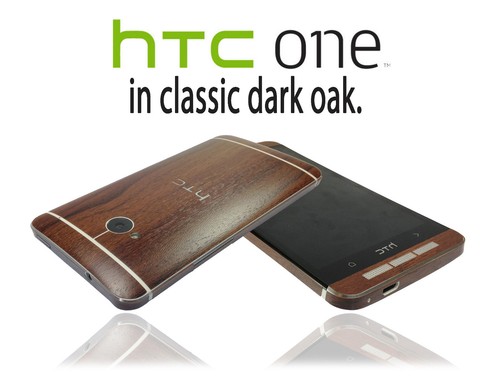 Textured Wood Effect Skin For HTC ONE M7 Wrap Cover Sticker Protector Case Decal - Picture 5 of 6