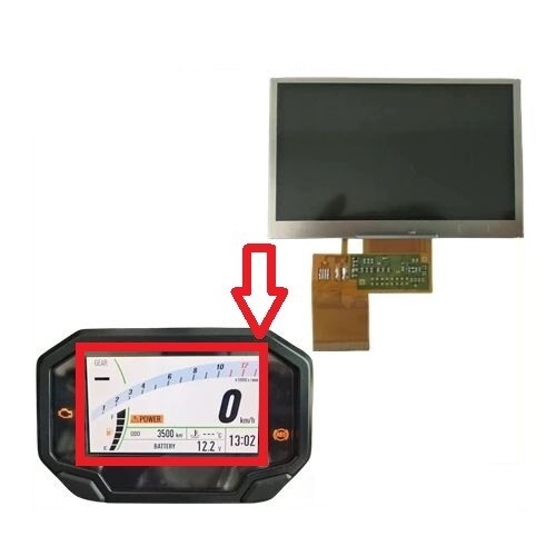 LCD For Kawasaki Z900 Z650 Z H2 Ninja 650 Z1000SX ZX10R ZX4R