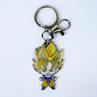 Dragon Ball Super Saiyan Goku Enamel Keychain