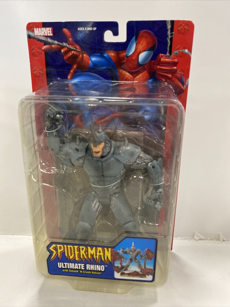 SEALED Marvel Spider Man Ultimate Rhino Figure Smash & Crush