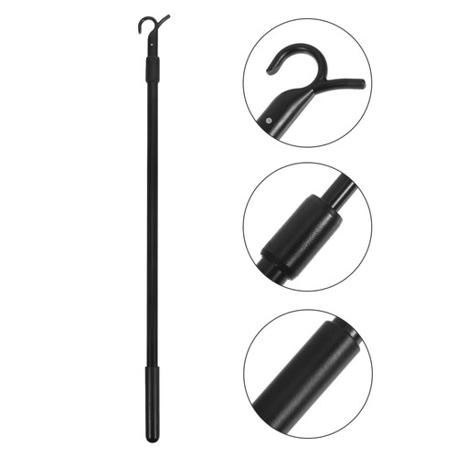 Adjustable Aluminum Alloy Curtain Pull Rod Retractable Drapery Wand - Picture 9 of 12