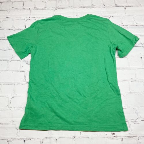 T-shirt manica corta Hanna Andersson bambino 8 verde scamosciato jersey Pima cotone Perù - Foto 2 di 4