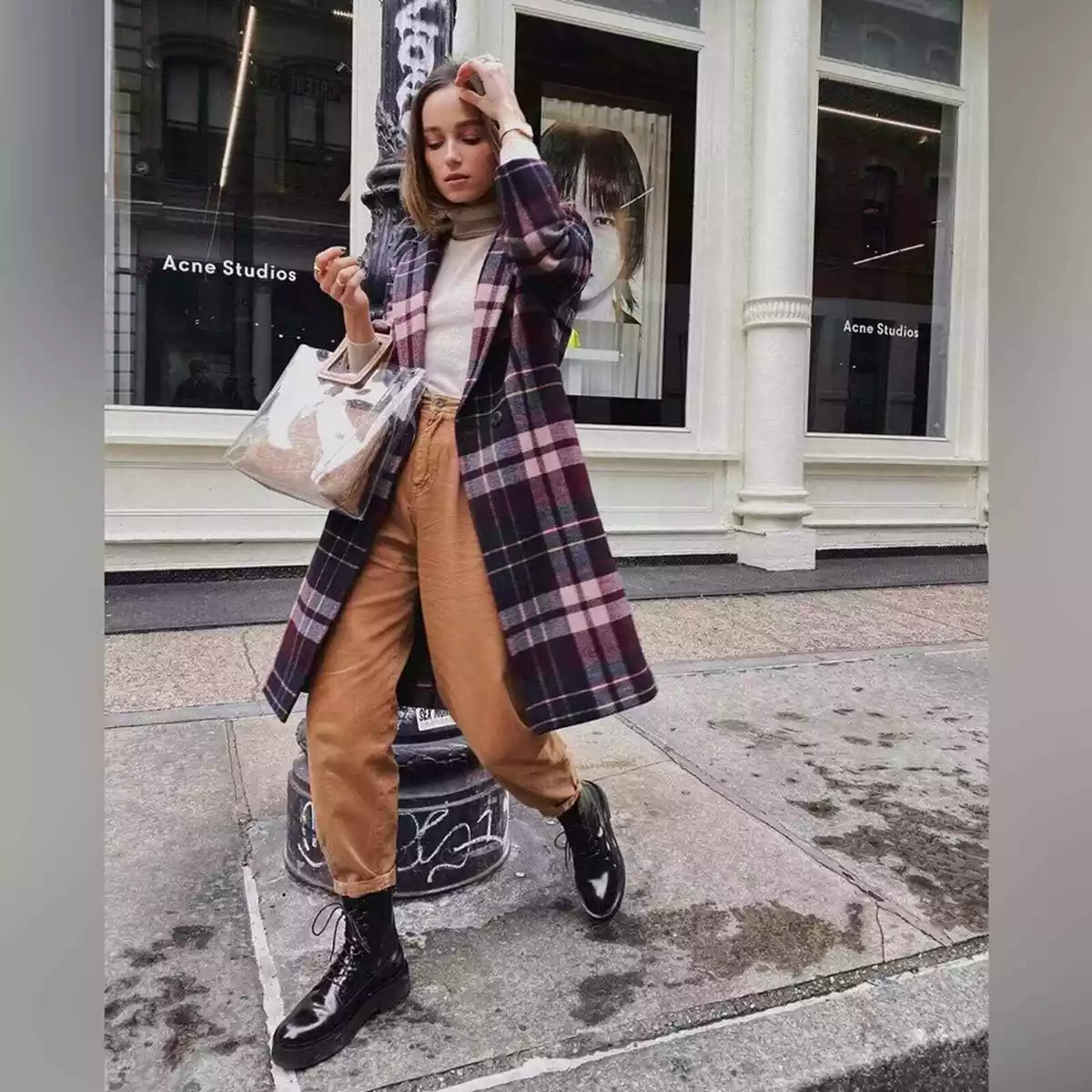 Aritzia plaid hotsell jacket