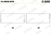 Glyco 71-4805 Std Pleuellager For Alpina Bmw Mini Rosenbauer